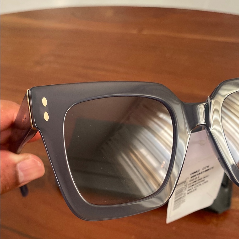 Isabel Marant Eyewear logo-plaque square-frame sunglasses - Picture 11 of 14